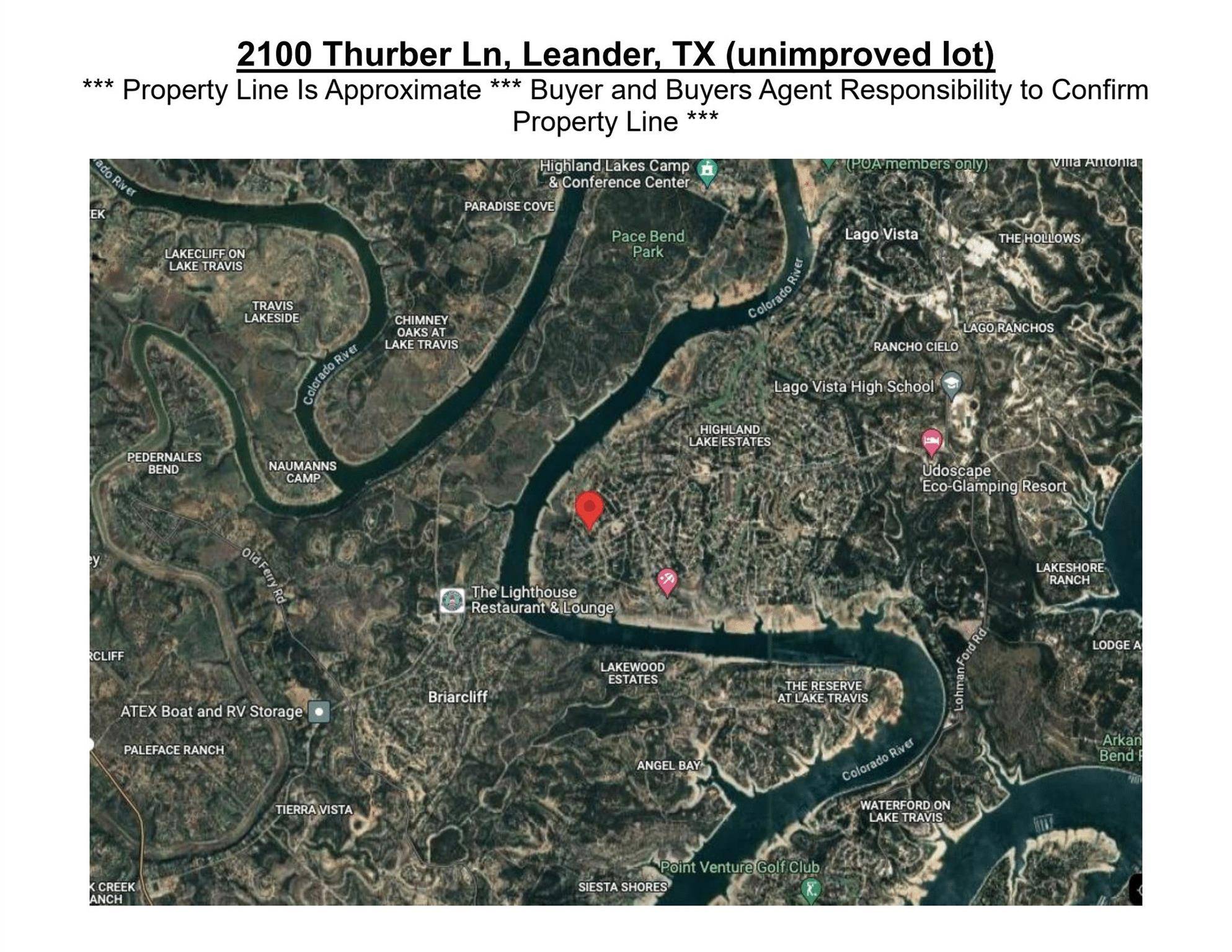 Lago Vista, TX 78645,2100 Thurber LN