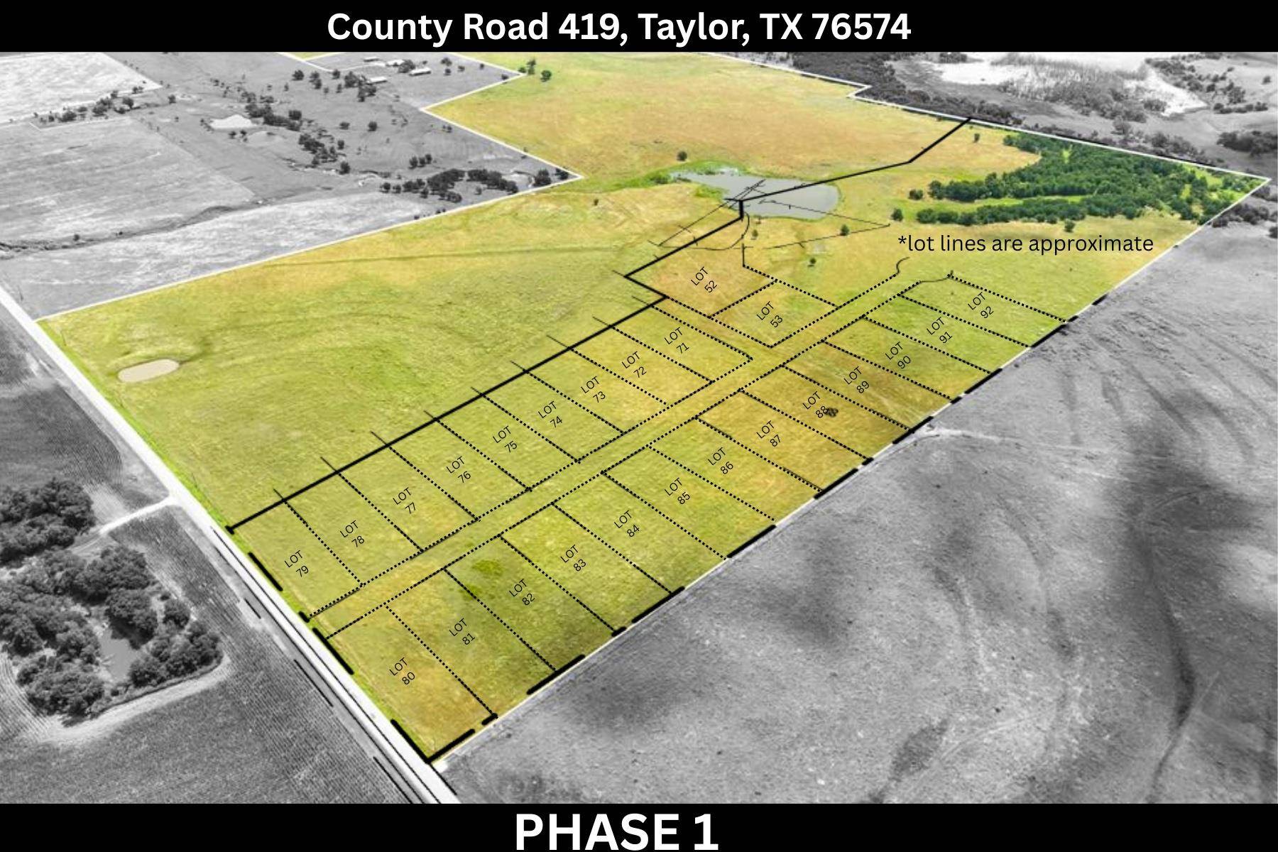 Taylor, TX 76574,Lot 75 CR 419
