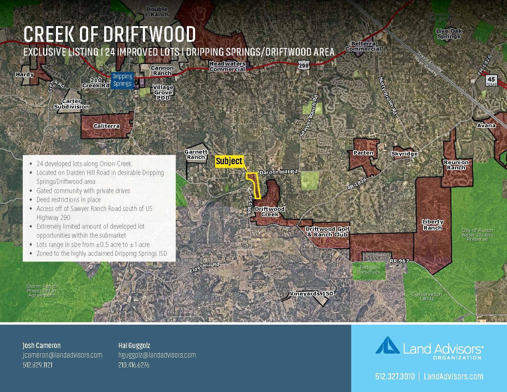 Driftwood, TX 78619,381 Onion Creek LN