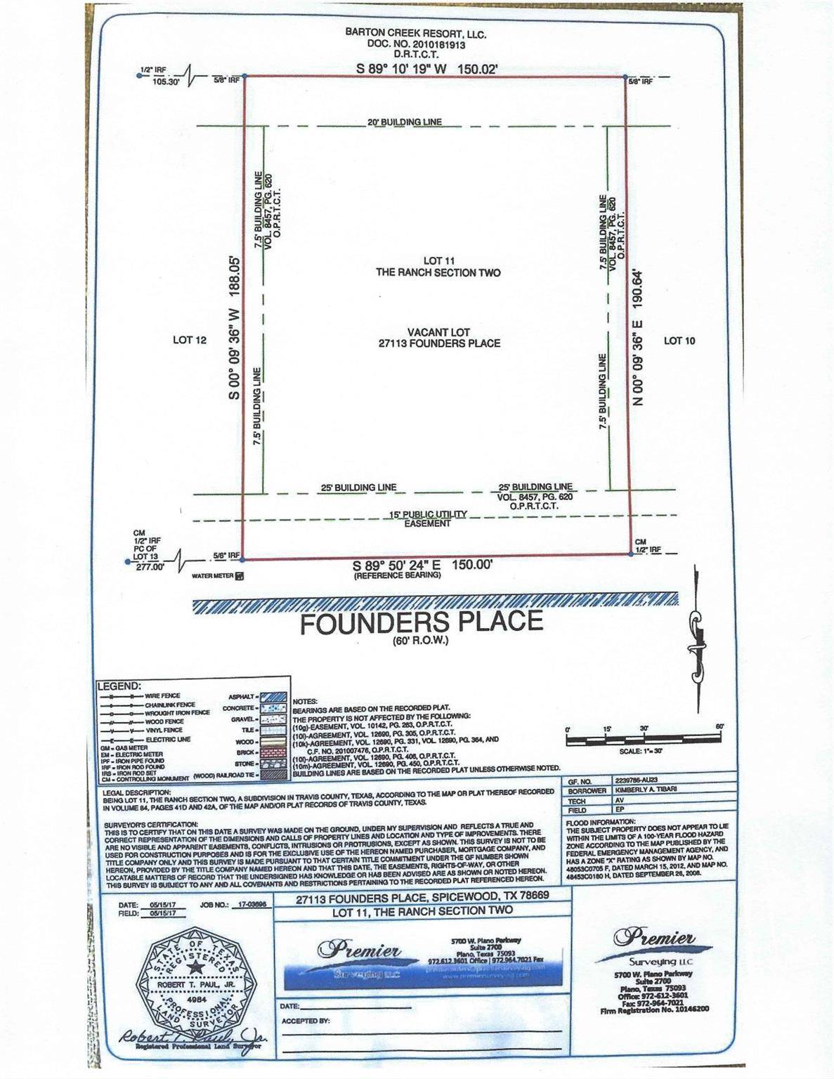Spicewood, TX 78669,27113 Founders PL