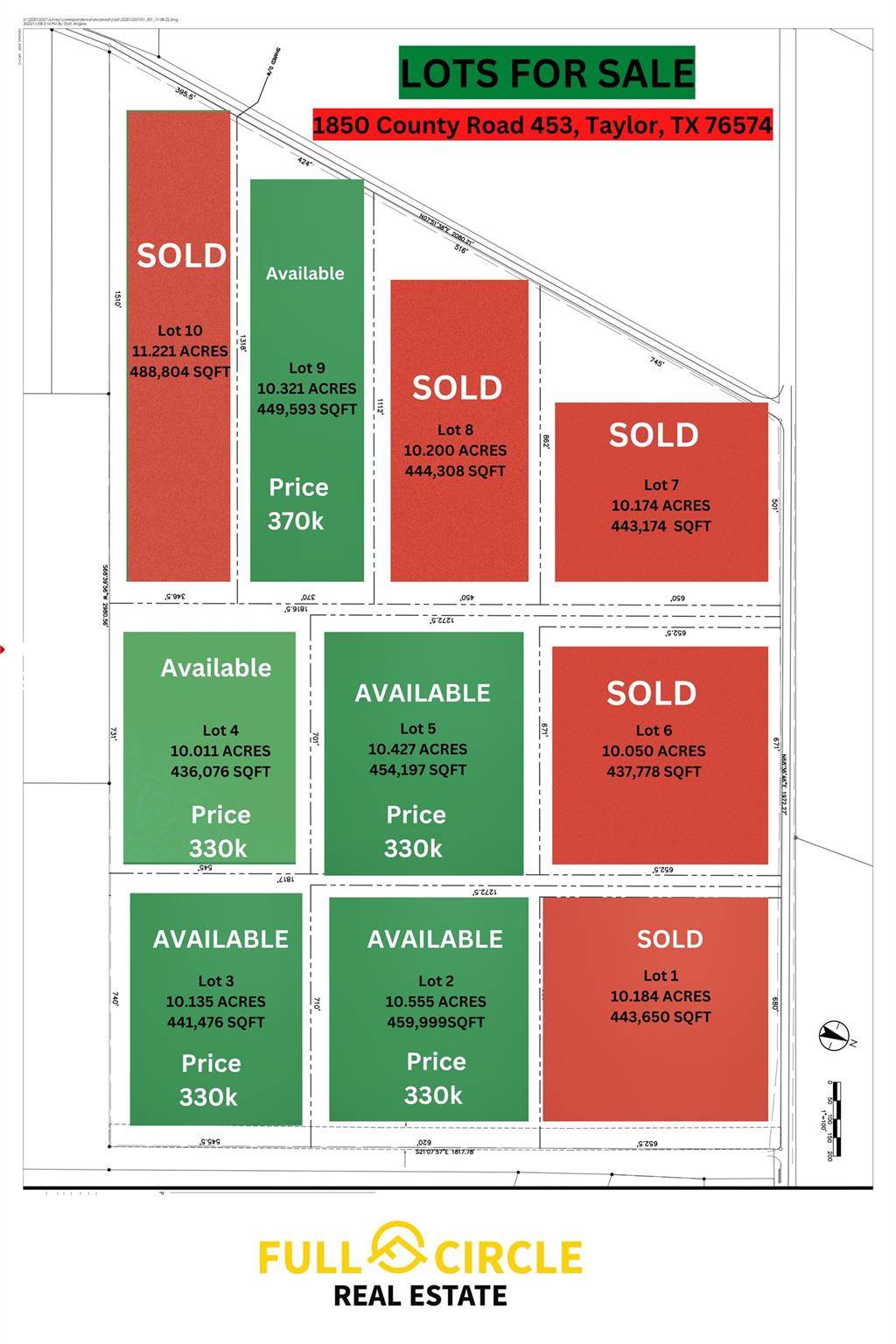 Taylor, TX 76574,1850 County Road 453 Lot 5 RD