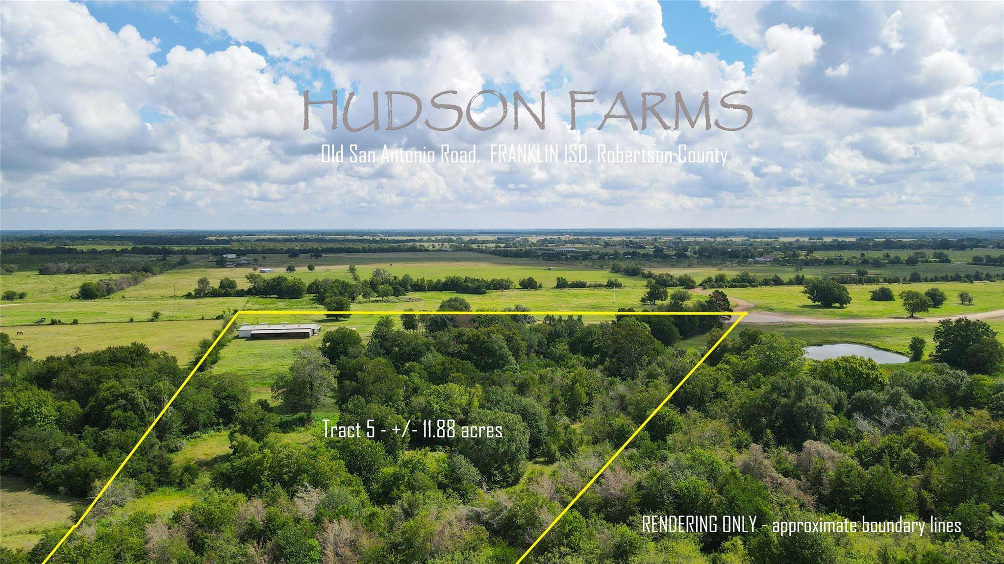 Franklin, TX 77859,TBD Hudson Farms Road - Tract 5 (11.879 acres)