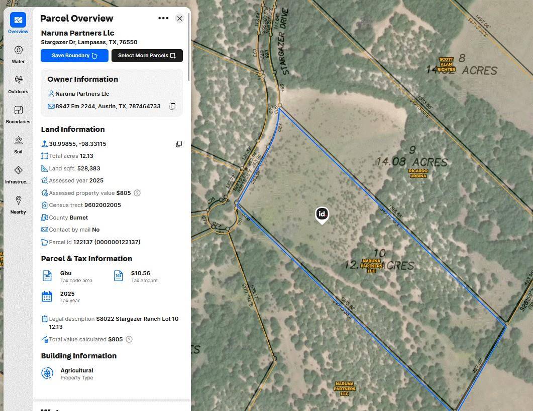 Lampasas, TX 76550,Tract 10 StarGazer Ranch