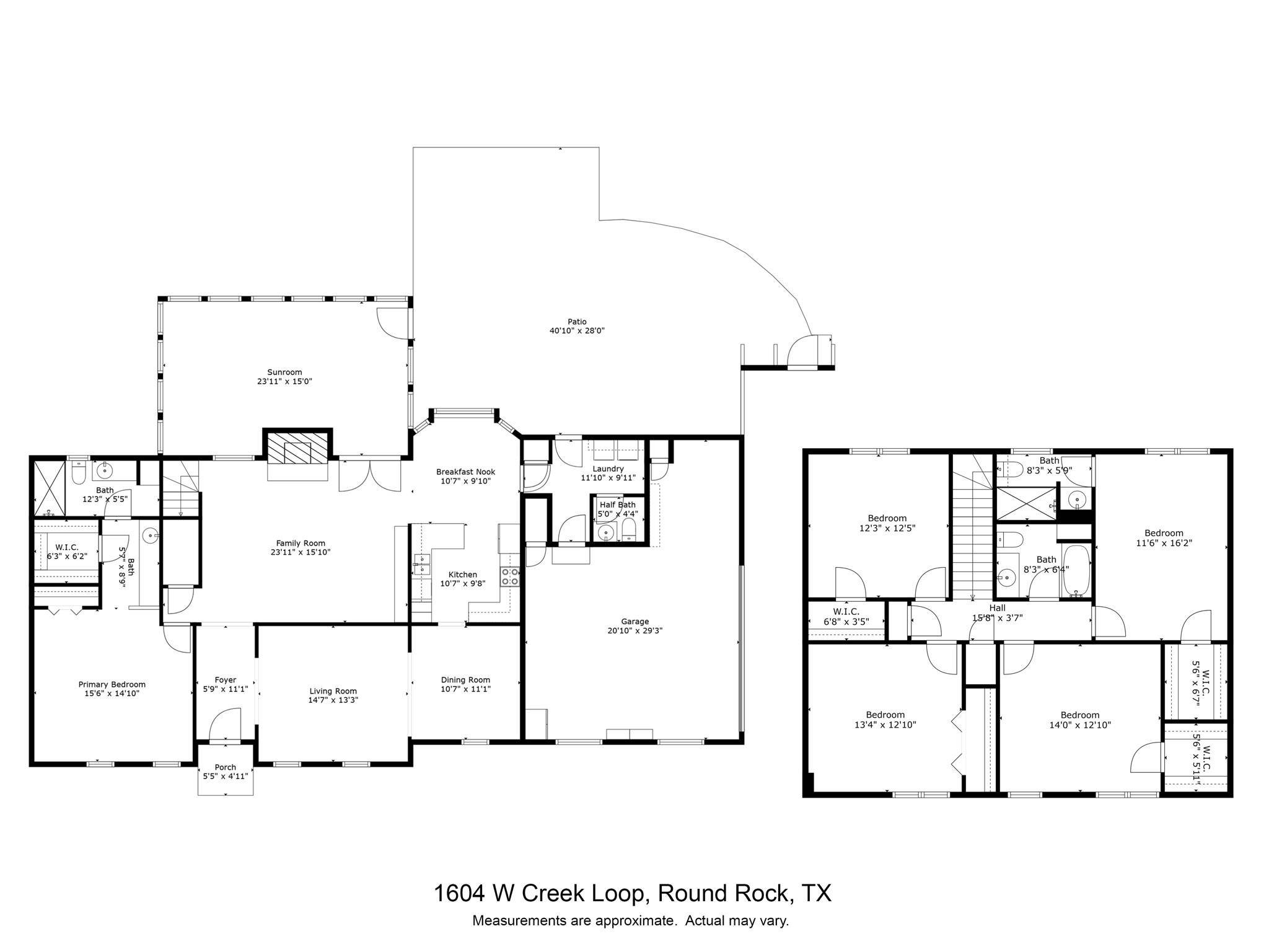 Round Rock, TX 78681,1604 W Creek LOOP