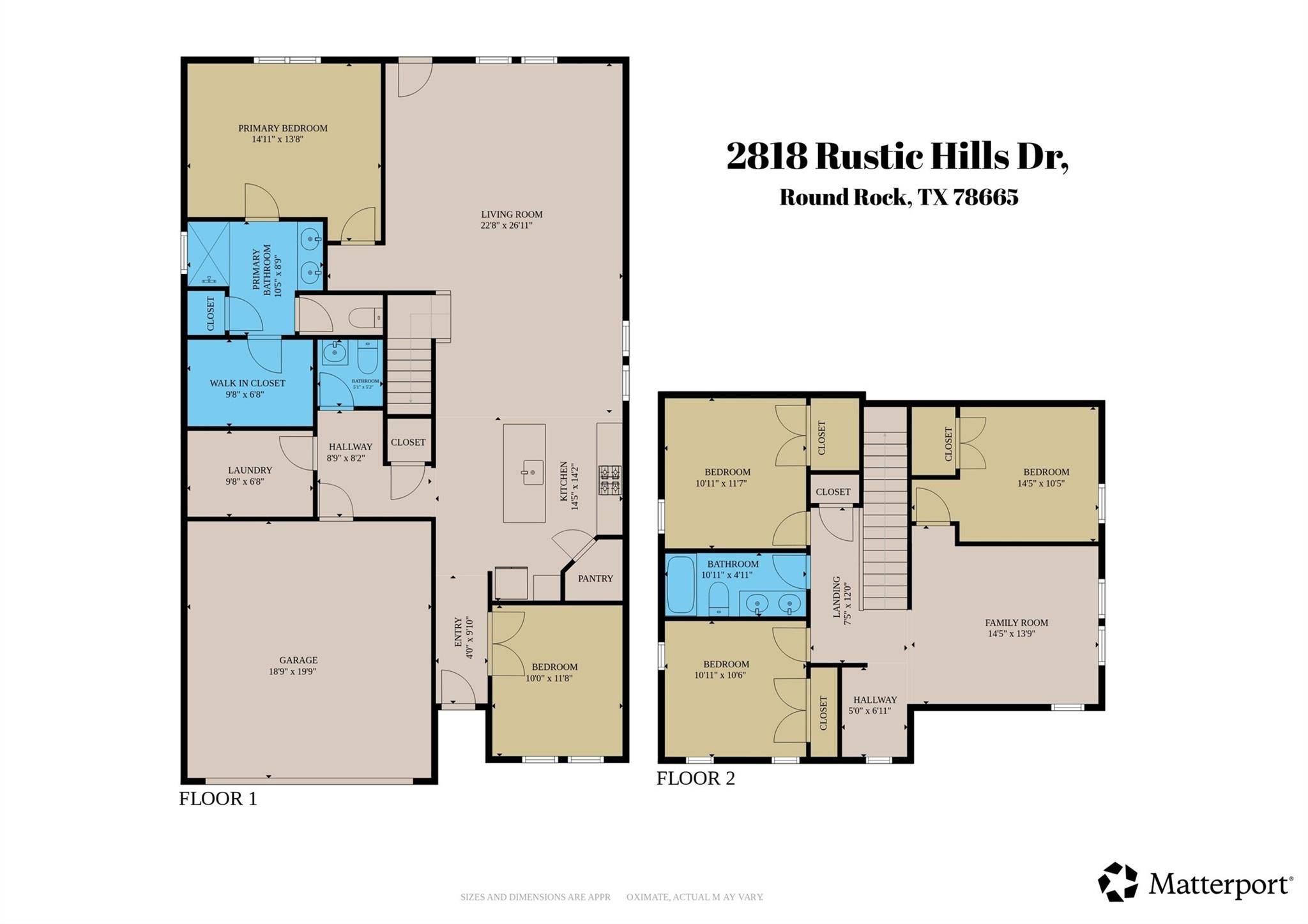 Round Rock, TX 78665,2818 Rustic Hills DR