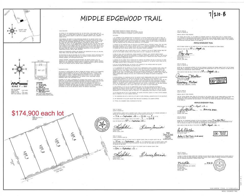 Paige, TX 78659,TBD Middle Edgewood Trl TRL