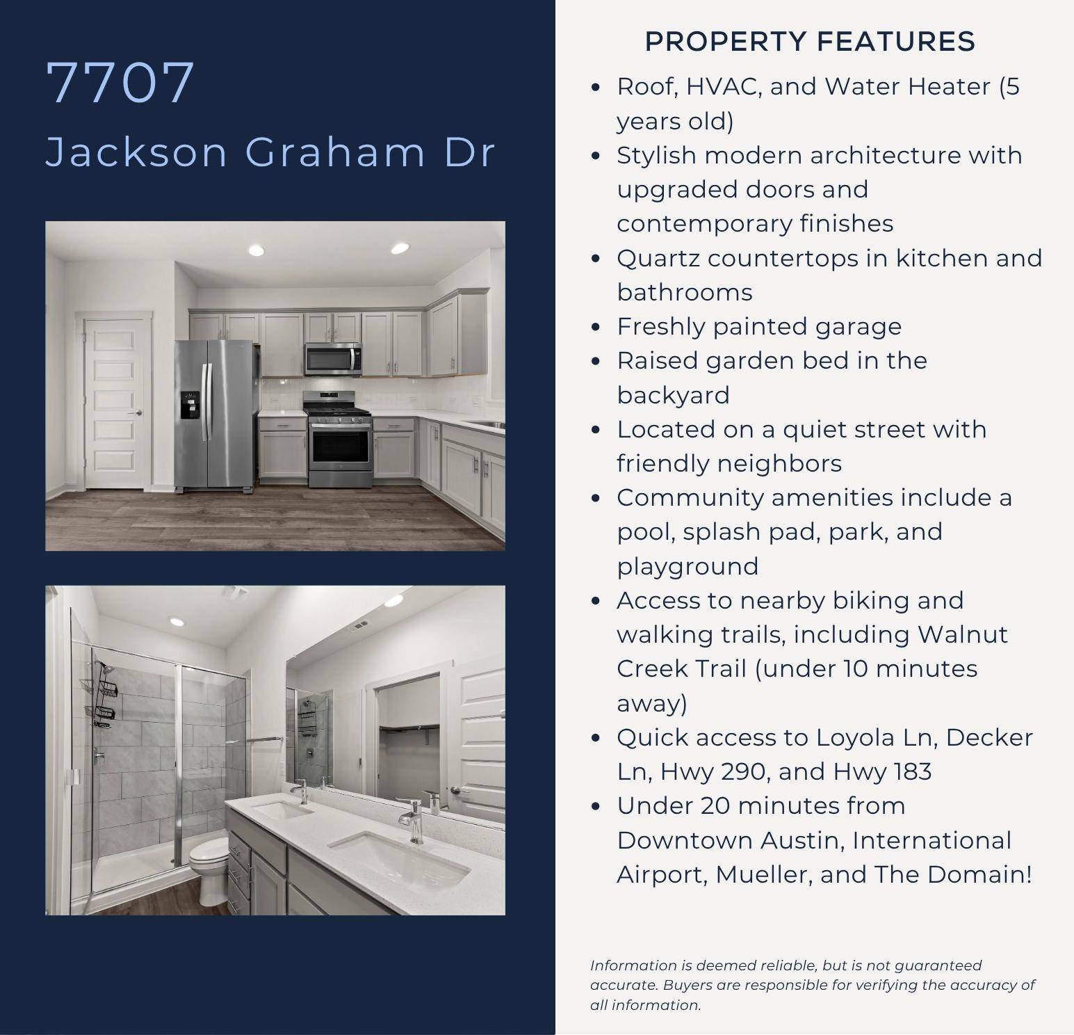 Austin, TX 78724,7707 Jackson Graham DR
