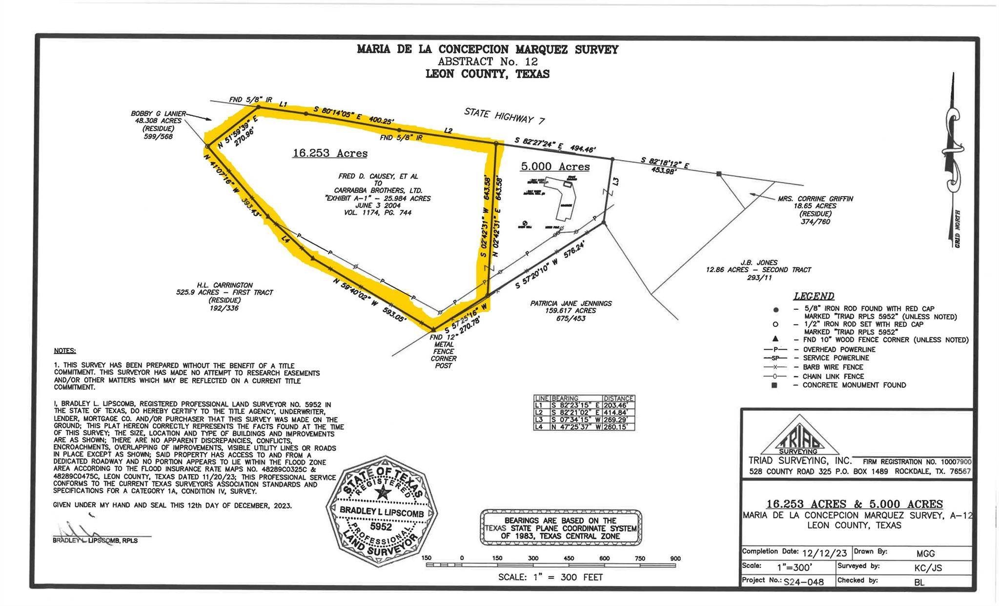 Marquez, TX 77865,19163 W HWY 7 (+/- 16.253 Acres)