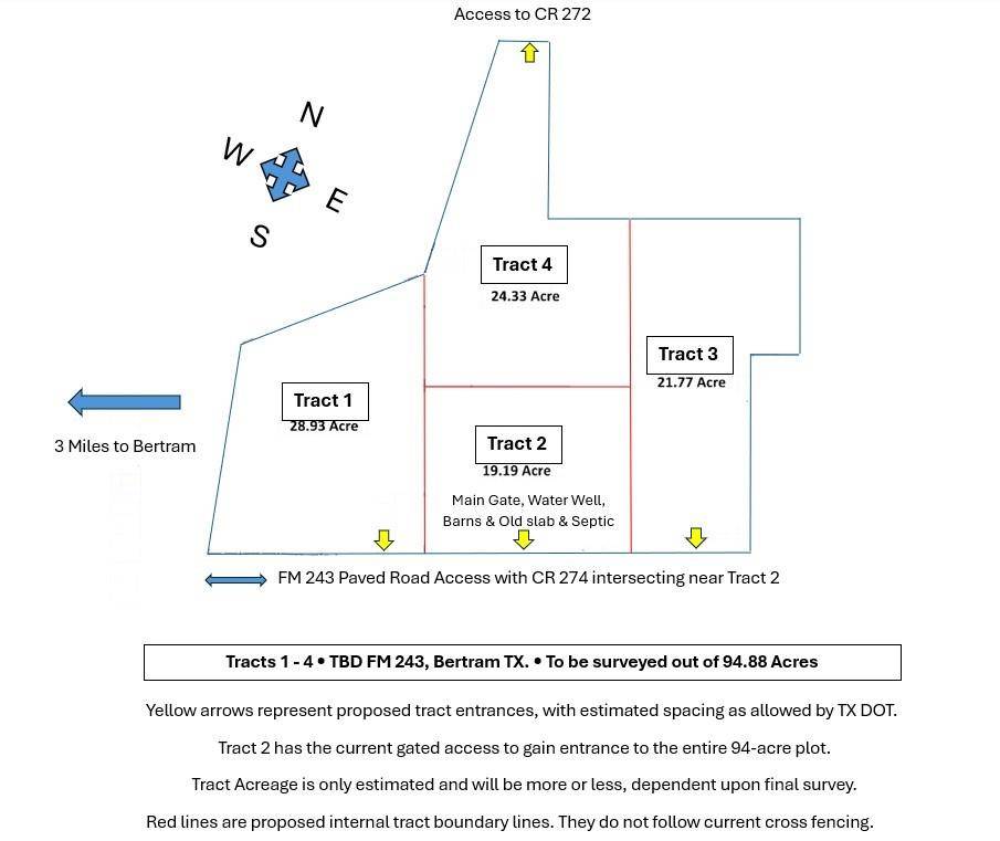 Bertram, TX 78605,TBD - Tract 4 N Fm 243