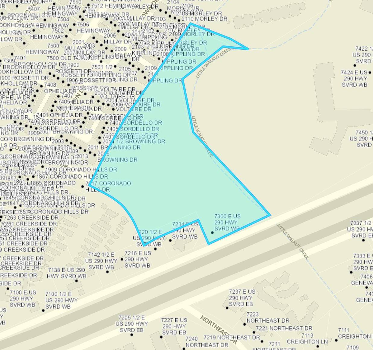 Austin, TX 78723,7300 E US Hwy 290 SVRD WB HWY E