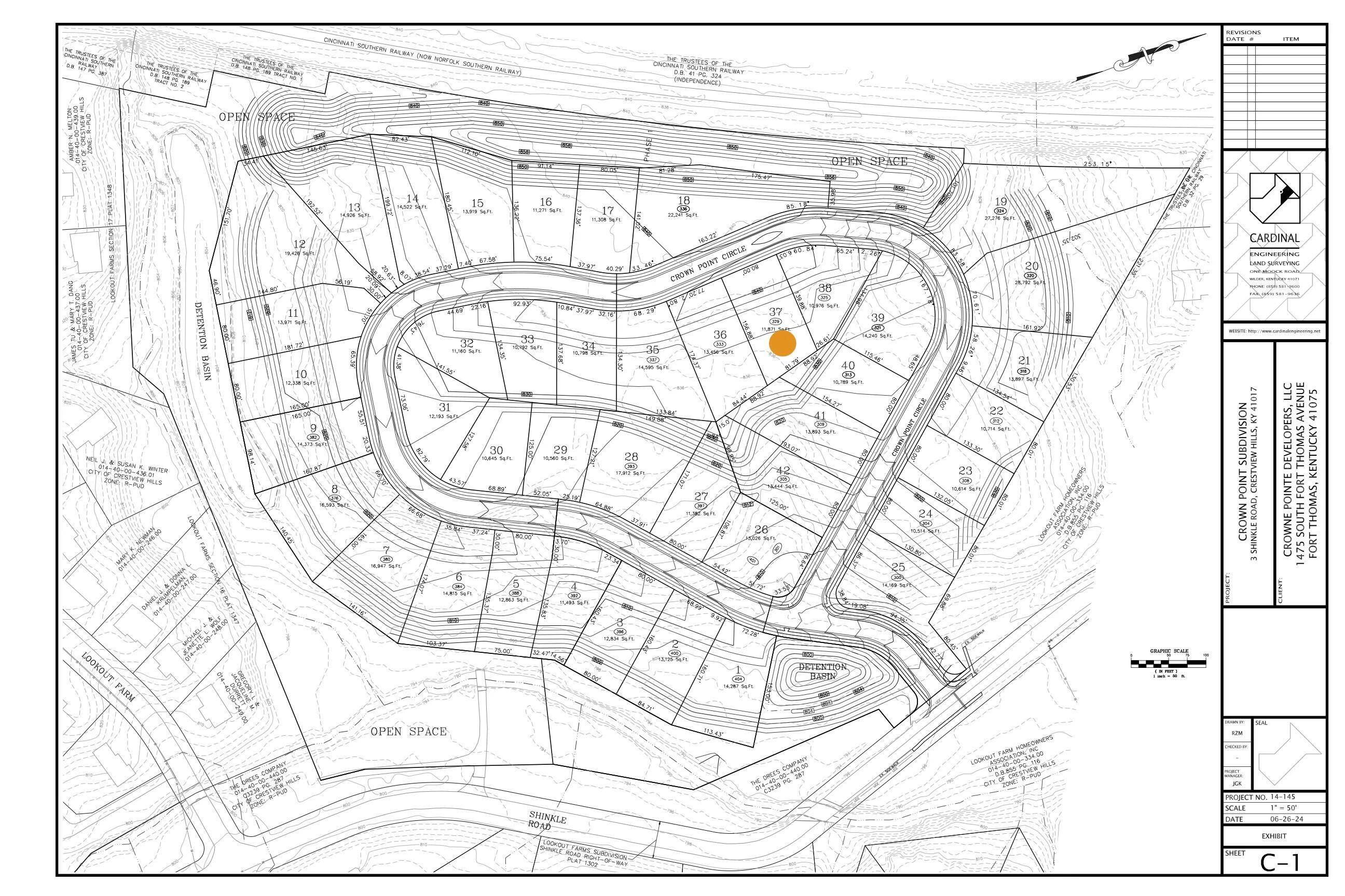 Crestview Hills, KY 41017,Lot 37 Crown Point Circle