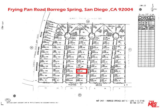 Borrego Springs, CA 92004,0 FRYING PAN Road