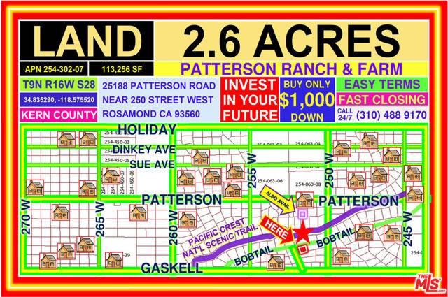 Rosamond, CA 93560,25018 W pATTERSON Road