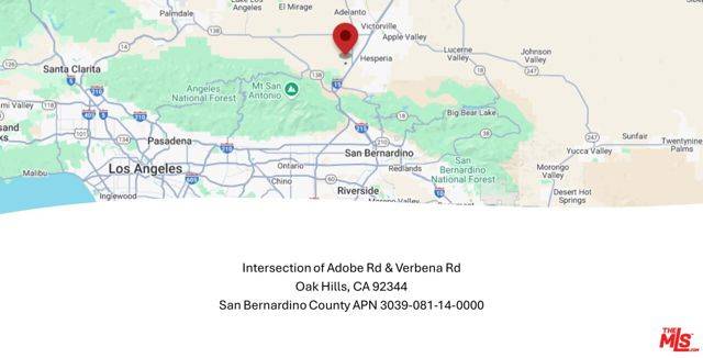 Oak Hills, CA 92344,0 Vicinity Of Verbana Rd