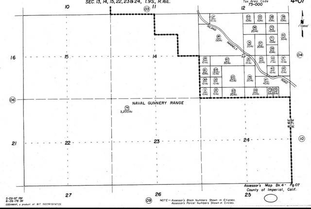 Brawley, CA 92227,0 W2 of SW4 Of SE4 SEC 13 9-16 5AC