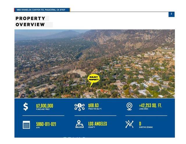 Pasadena, CA 91107,1850 Kinneloa Canyon Road