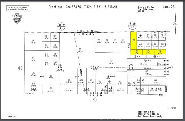 Hinkley, CA 92347,0 Lockhart Ranch Parcel #0490-292-28 Road