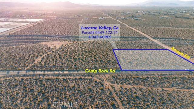 Lucerne Valley, CA 92356,0 Camp Rock Road