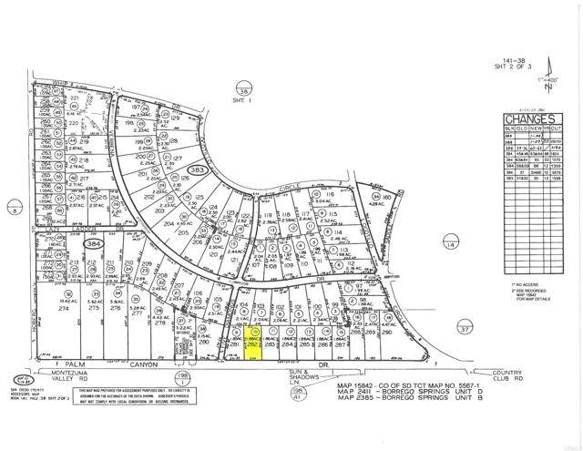 Borrego Springs, CA 92004,Palm Canyon Dr Lot 282