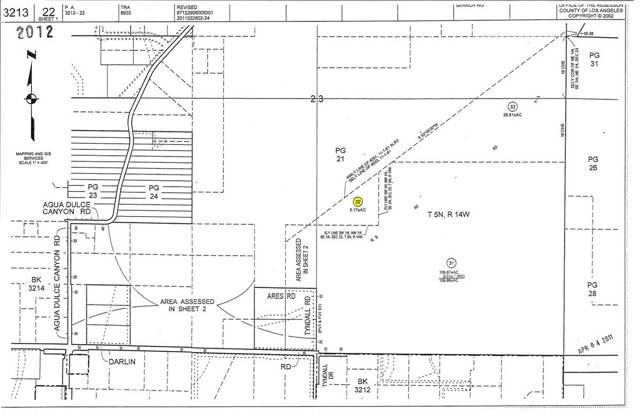 Agua Dulce, CA 91350,0 Vac/Vic Tyndall Rd/Ares Road