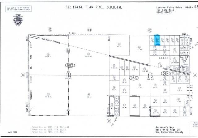 Lucerne Valley, CA 92356,0 E End Road