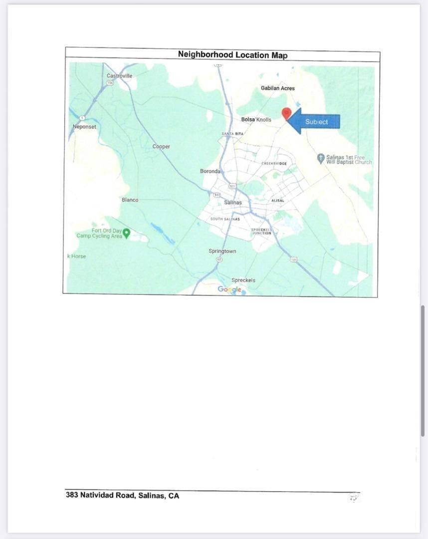 Salinas, CA 93906,383 Natividad Road