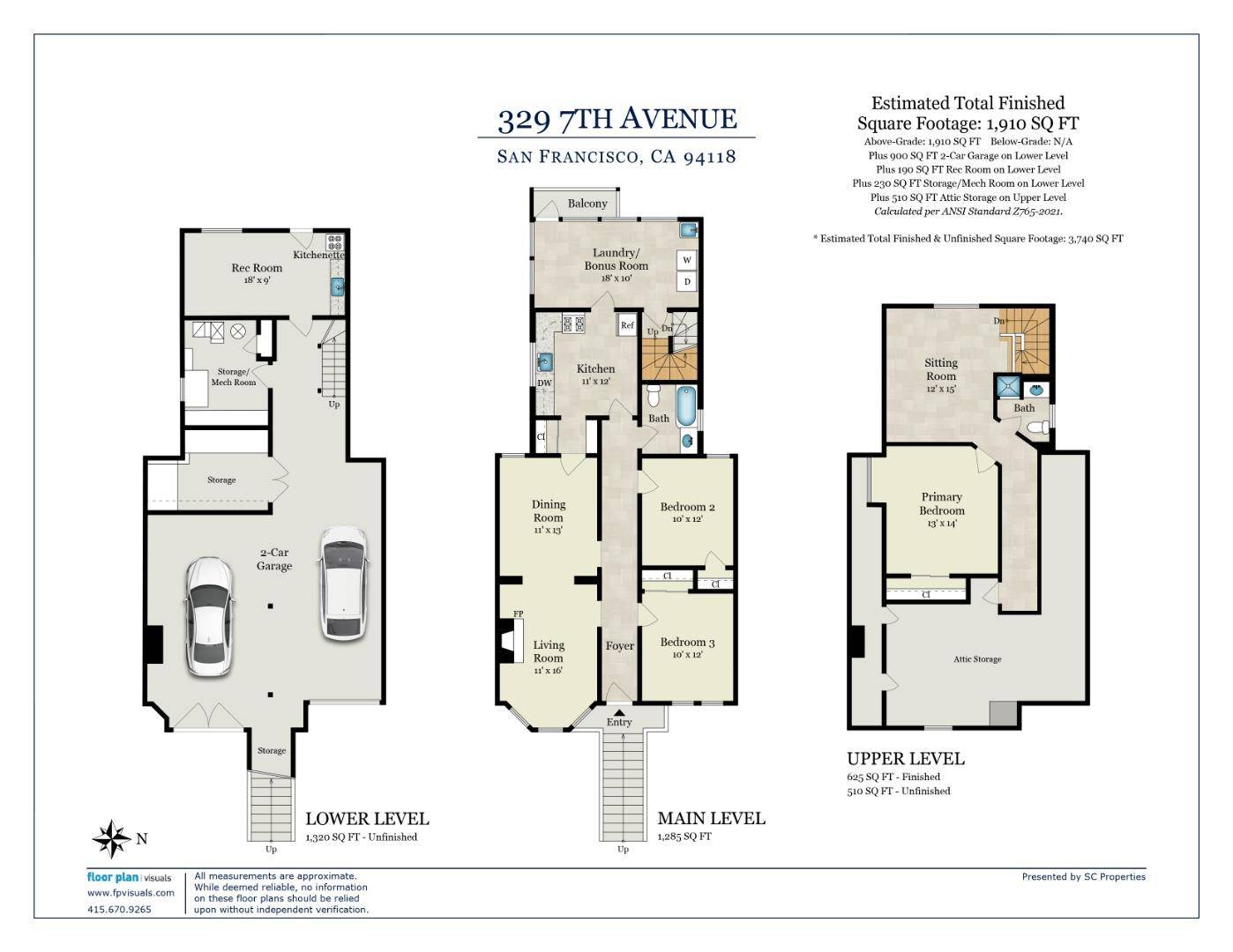San Francisco, CA 94118,329 7th Avenue