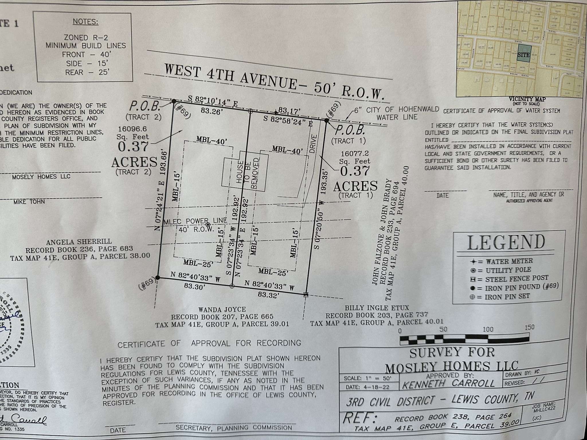 Hohenwald, TN 38462,404 W 4th Avenue Tract 2