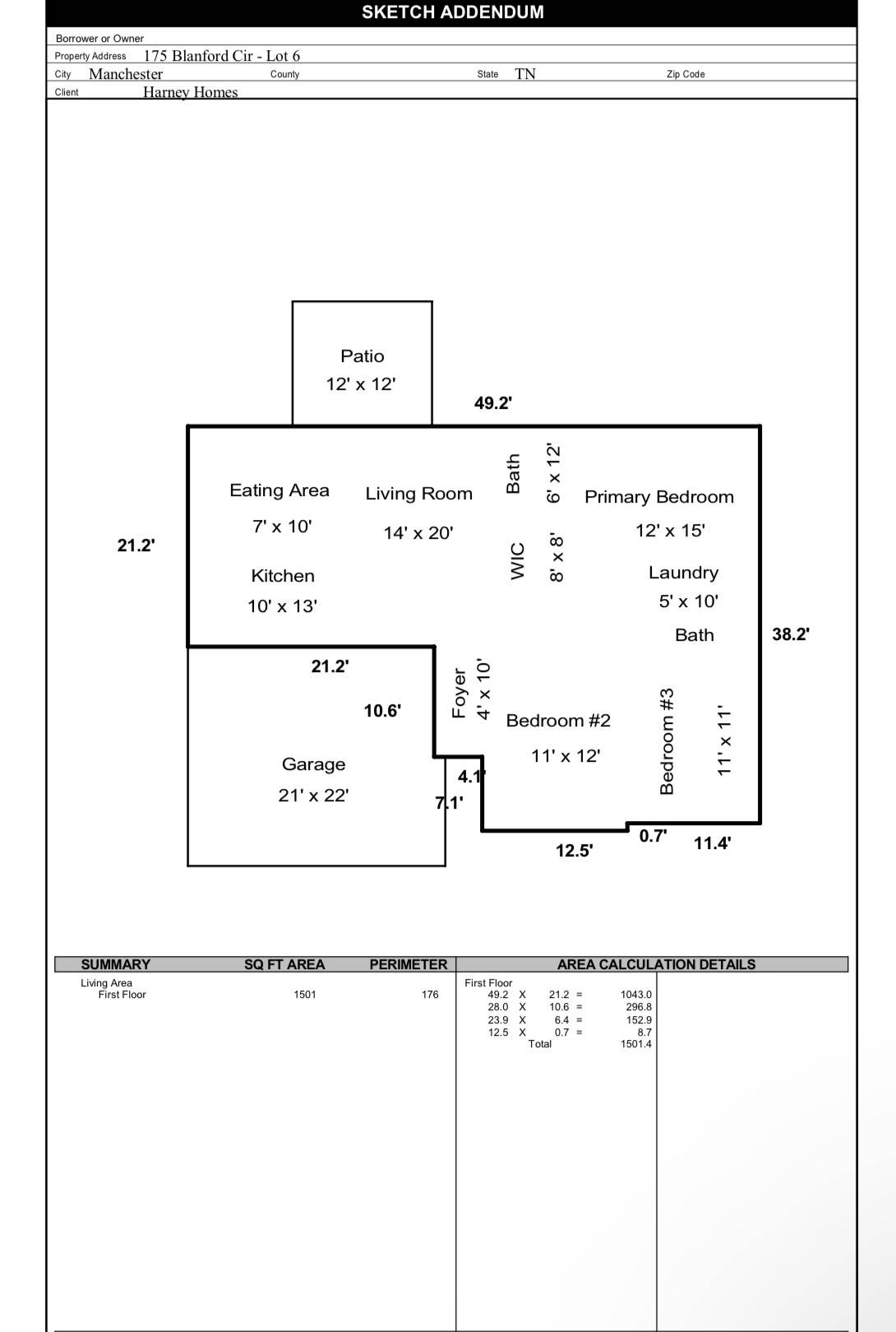 Manchester, TN 37355,175 Blanford Circle