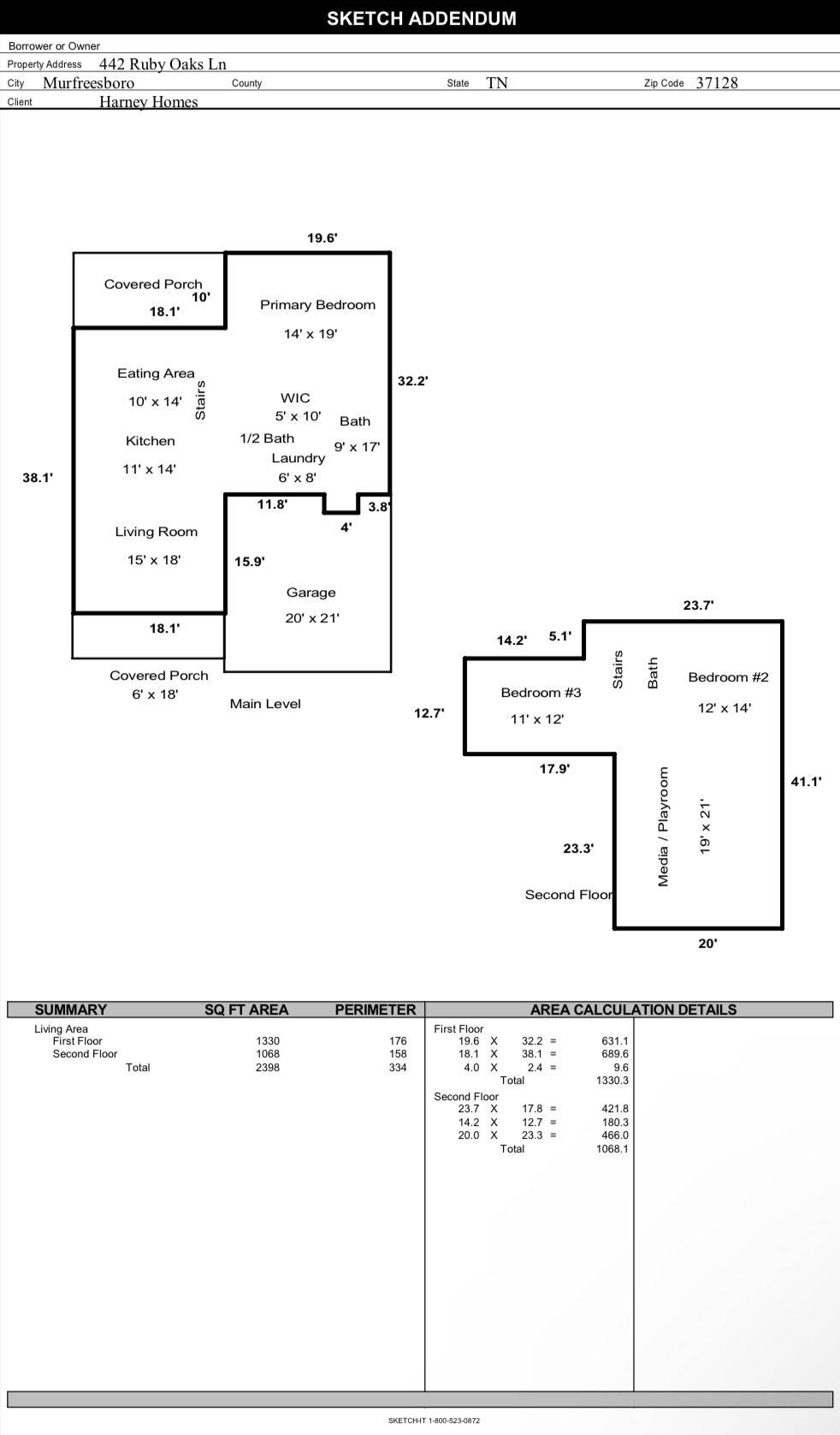 Murfreesboro, TN 37128,442 Ruby Oaks Ln