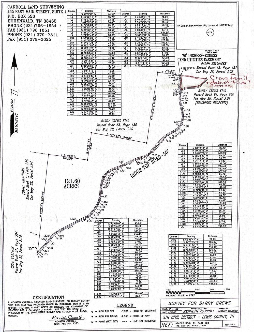 Hampshire, TN 38461,0 Ridgetop Road