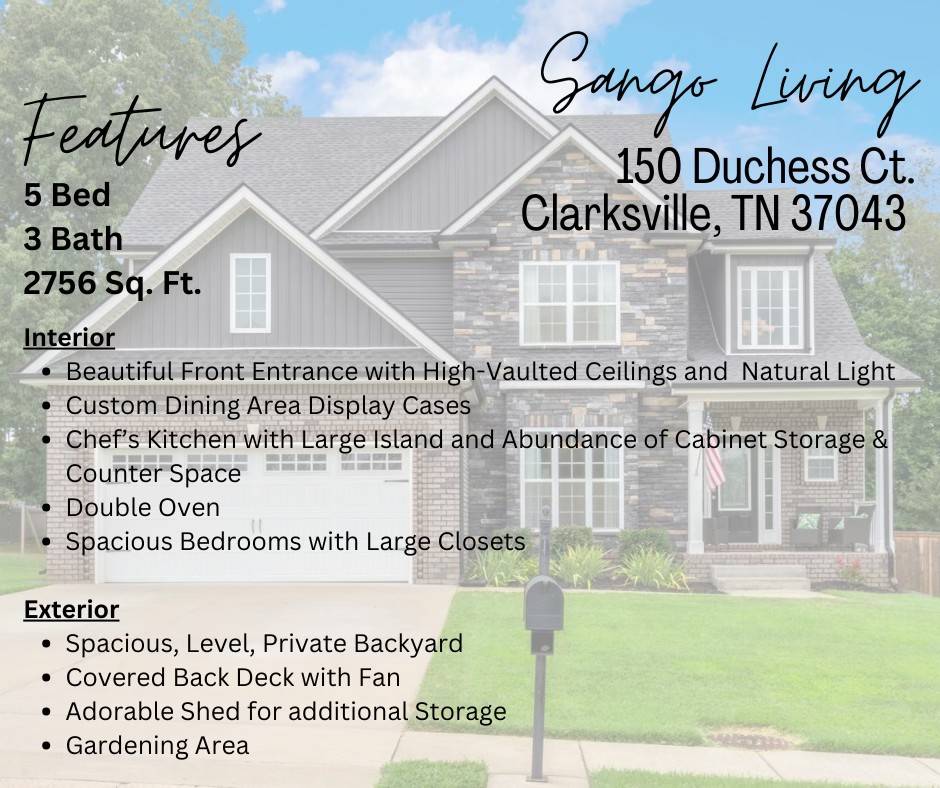 Clarksville, TN 37043,150 Duchess Ct