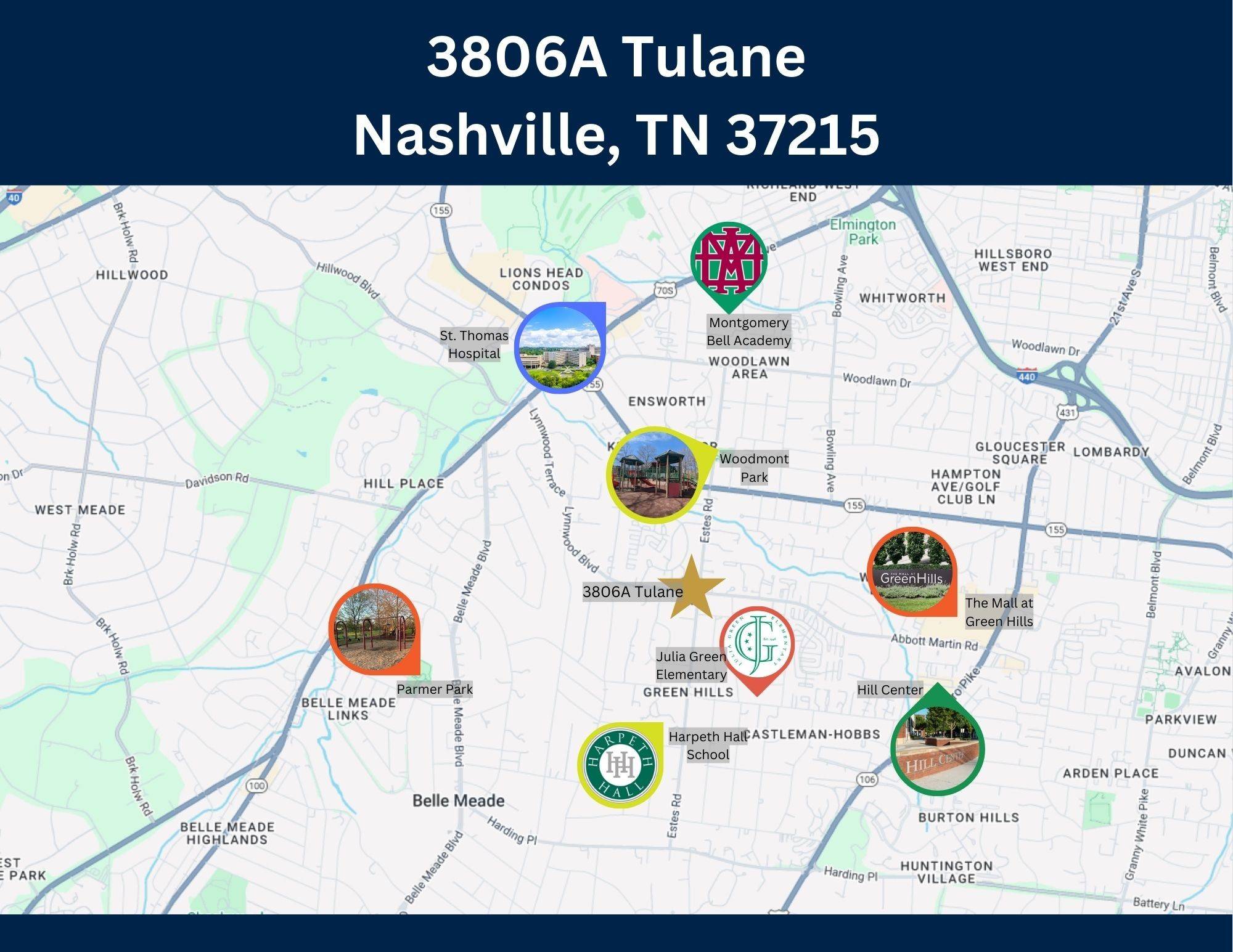 Nashville, TN 37215,3806 Tulane Ct #A