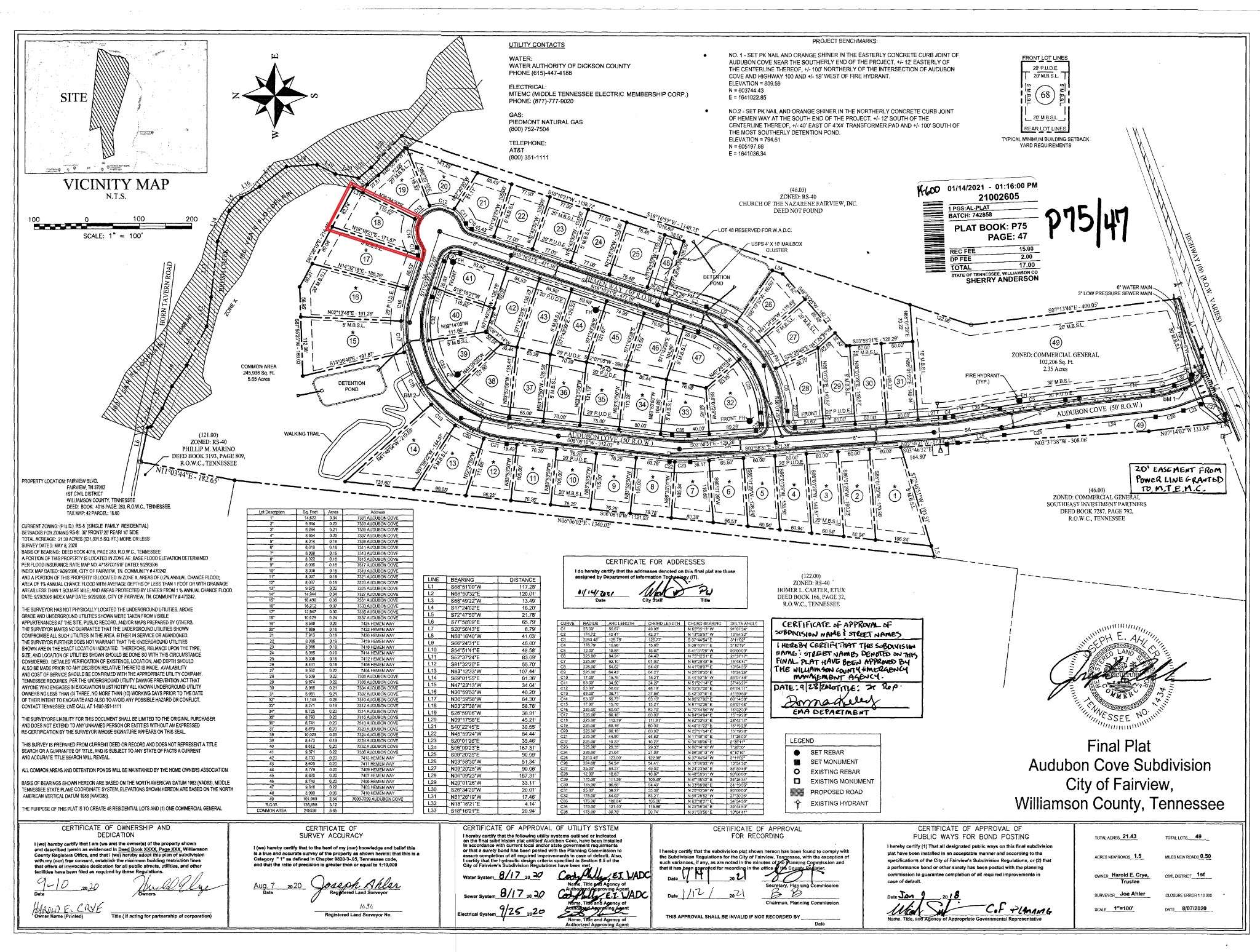 Fairview, TN 37062,7337 Audubon Cv