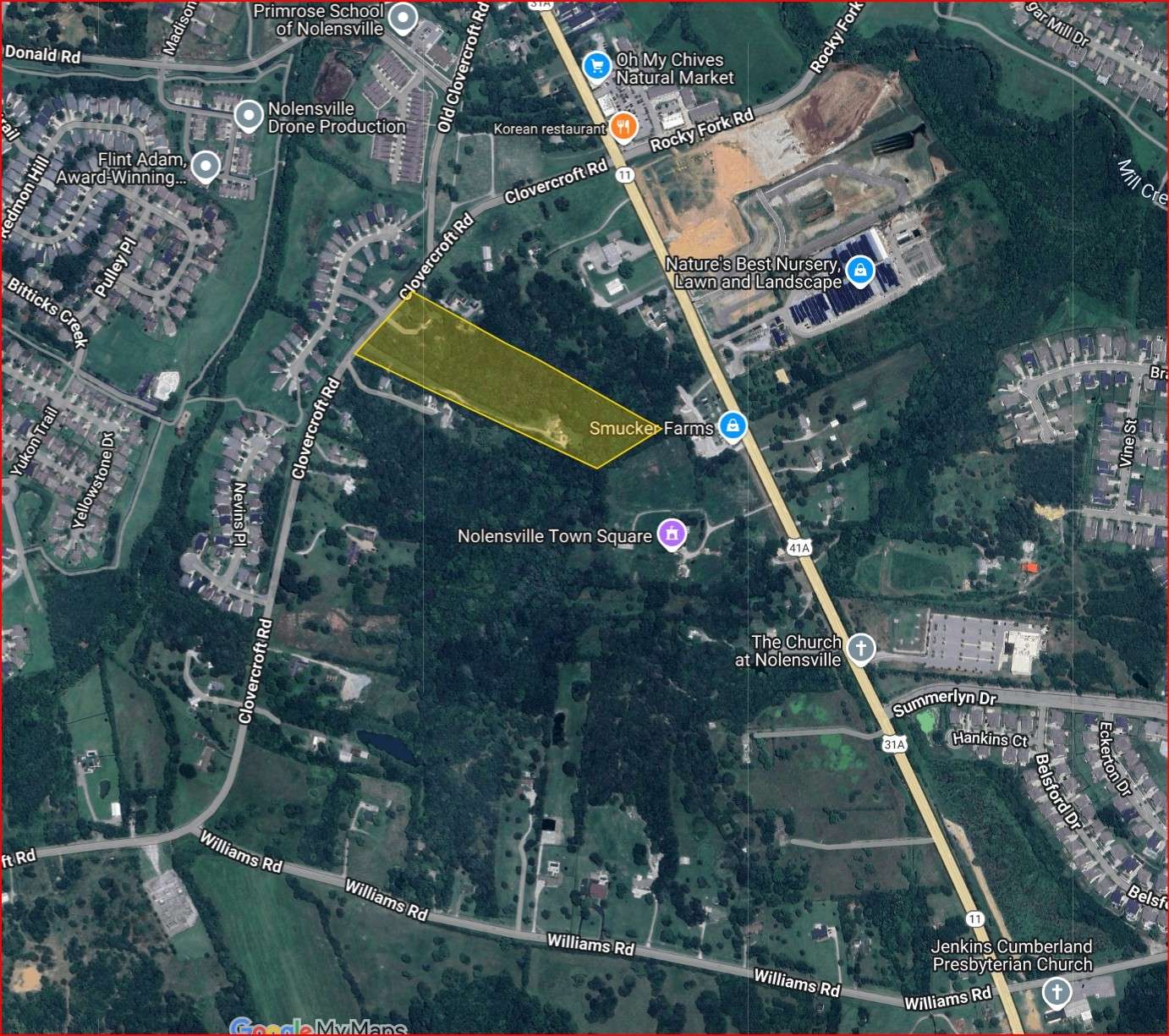 Nolensville, TN 37135,9865 Clovercroft Rd
