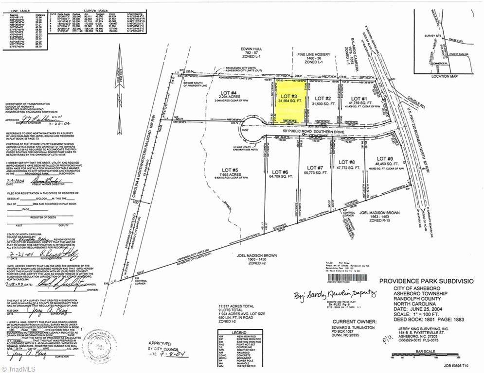 Randleman, NC 27317,Lot 3 Southern DR