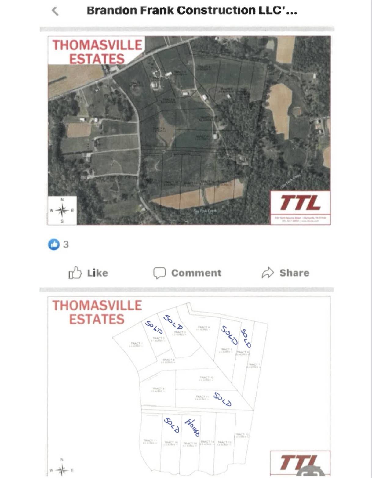 Chapmansboro, TN 37035,0 Thomasville  Rd