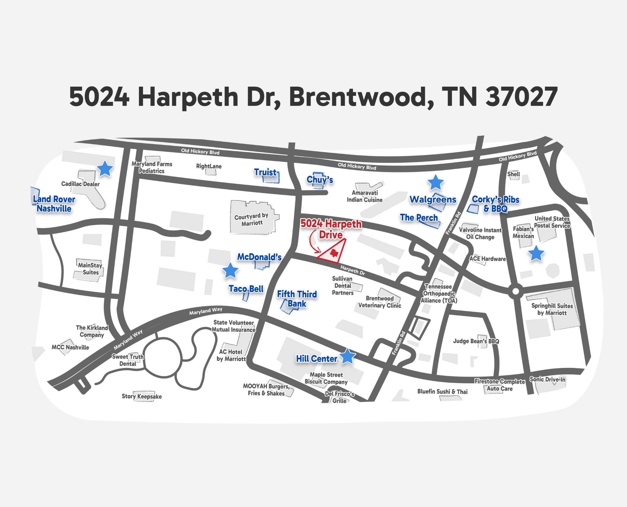 Brentwood, TN 37027,5024 Harpeth Dr