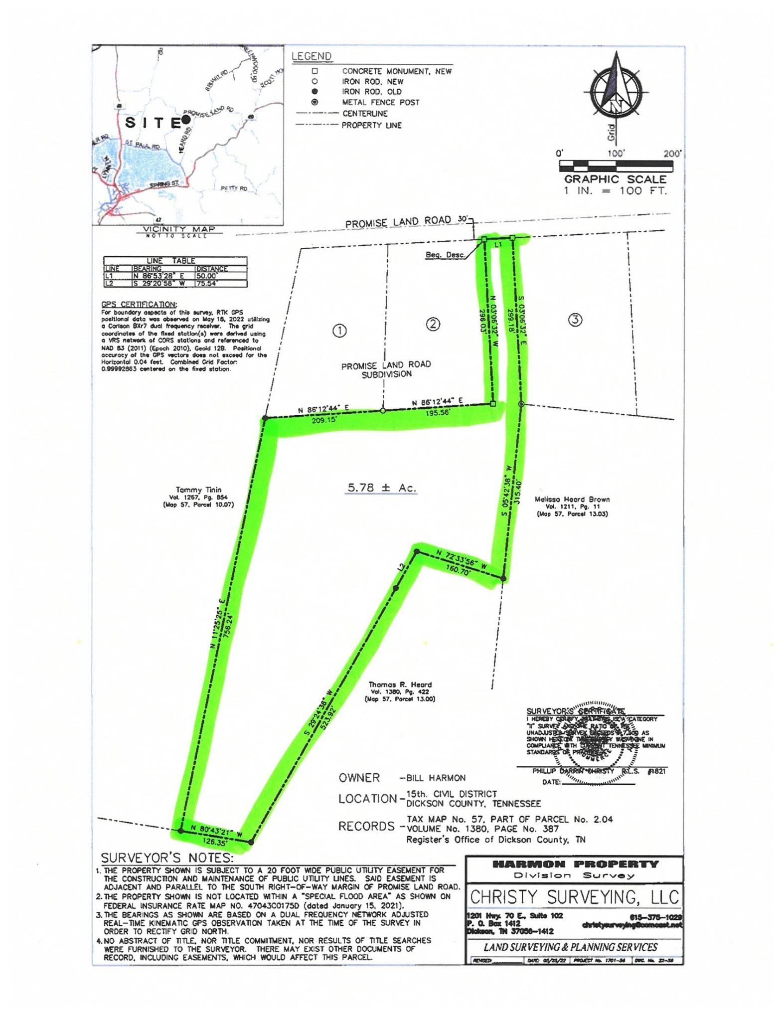 Charlotte, TN 37036,0 Promiseland Road ACREAGE