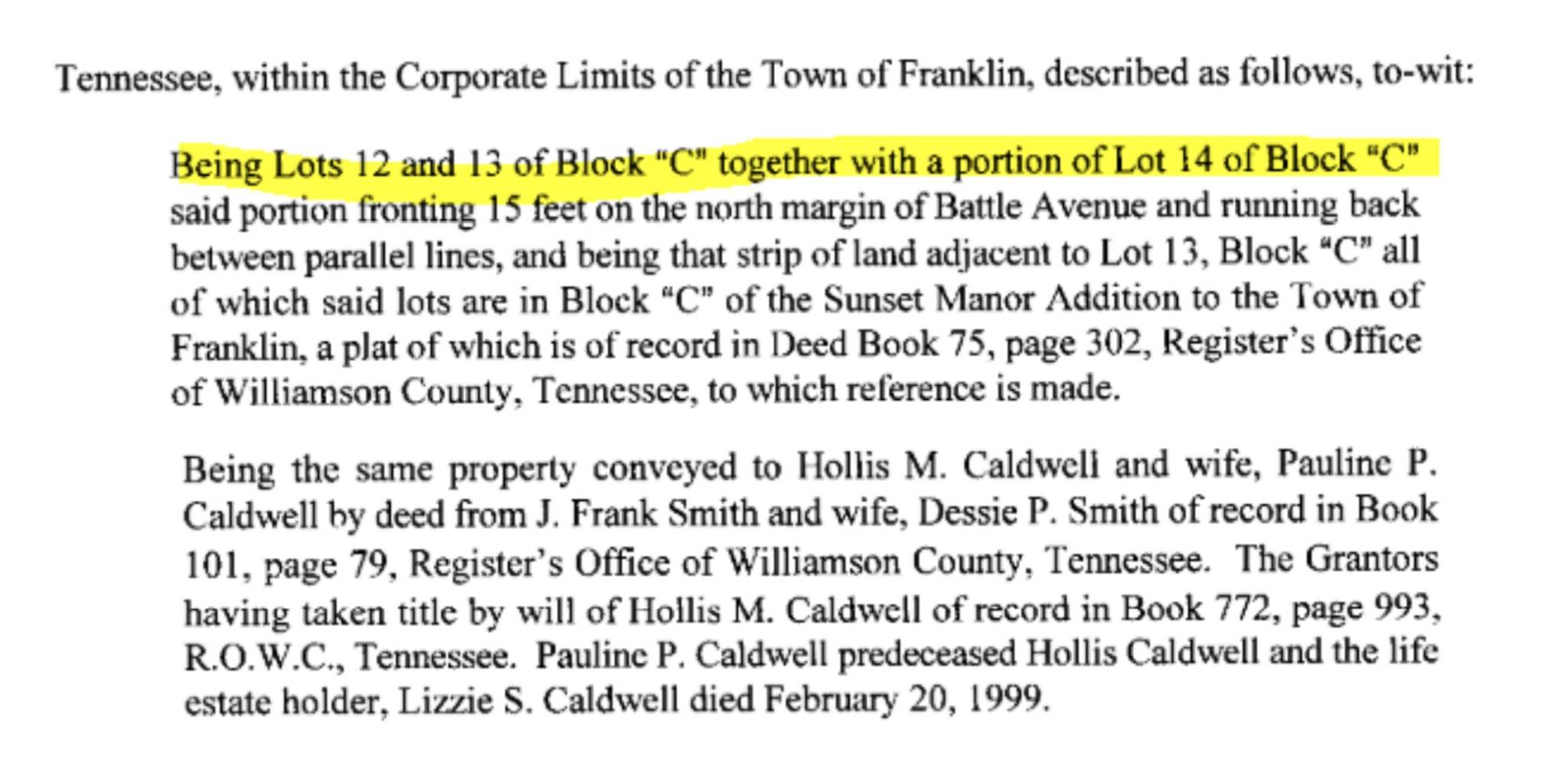 Franklin, TN 37064,422 Battle Ave