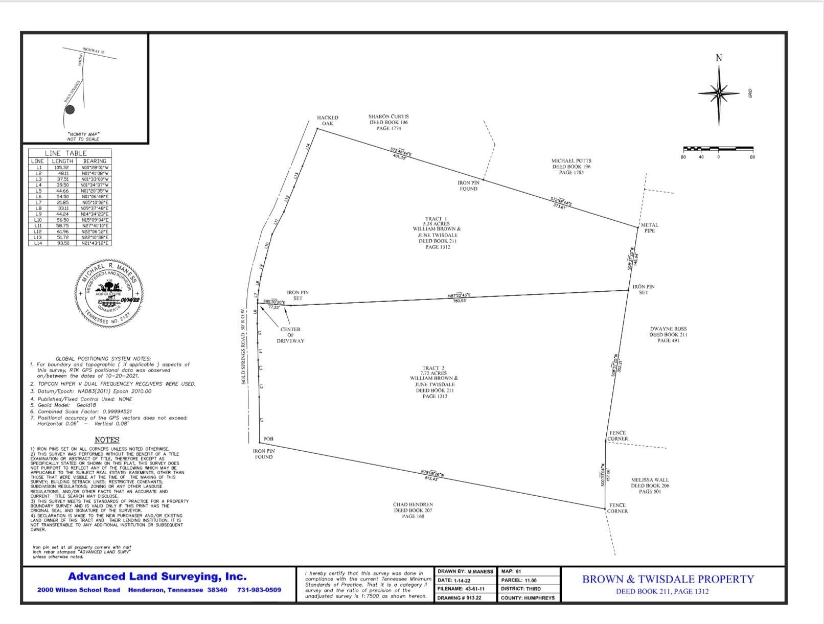 Mc Ewen, TN 37101,1066 Bold Springs Rd