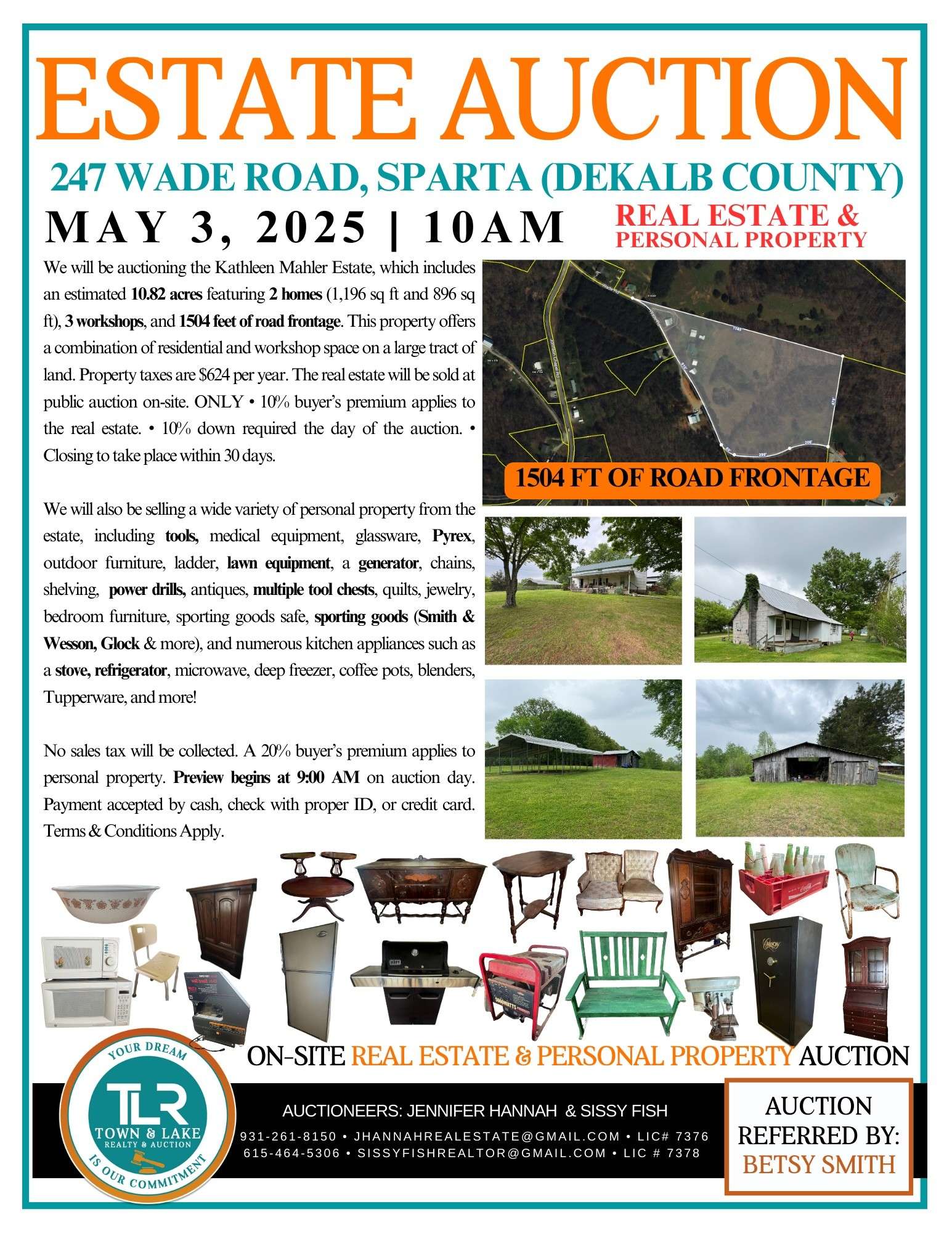 Sparta, TN 38583,247 Wade Rd