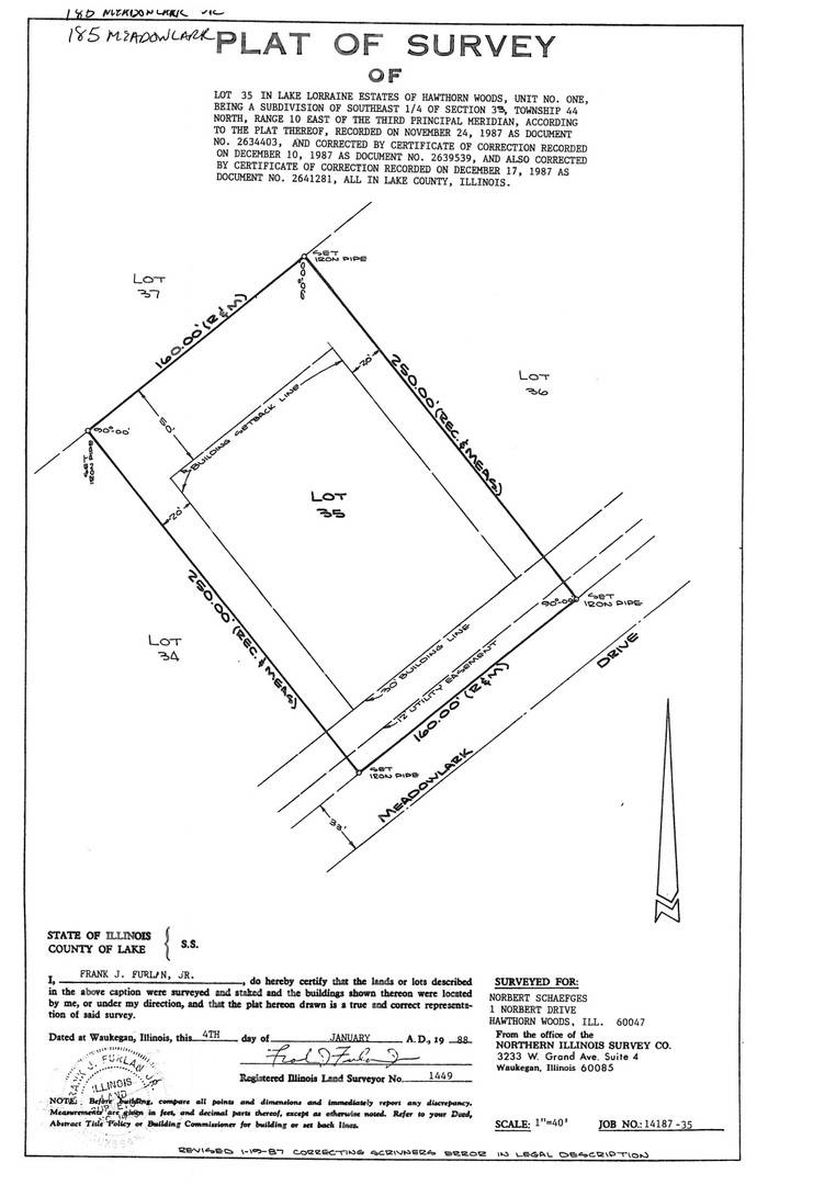 Hawthorn Woods, IL 60047,185 Meadowlark DR