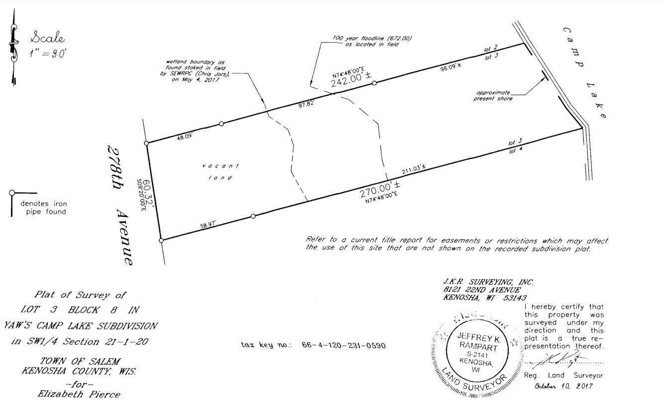 Salem, WI 53168,Lot 3 278th AVE