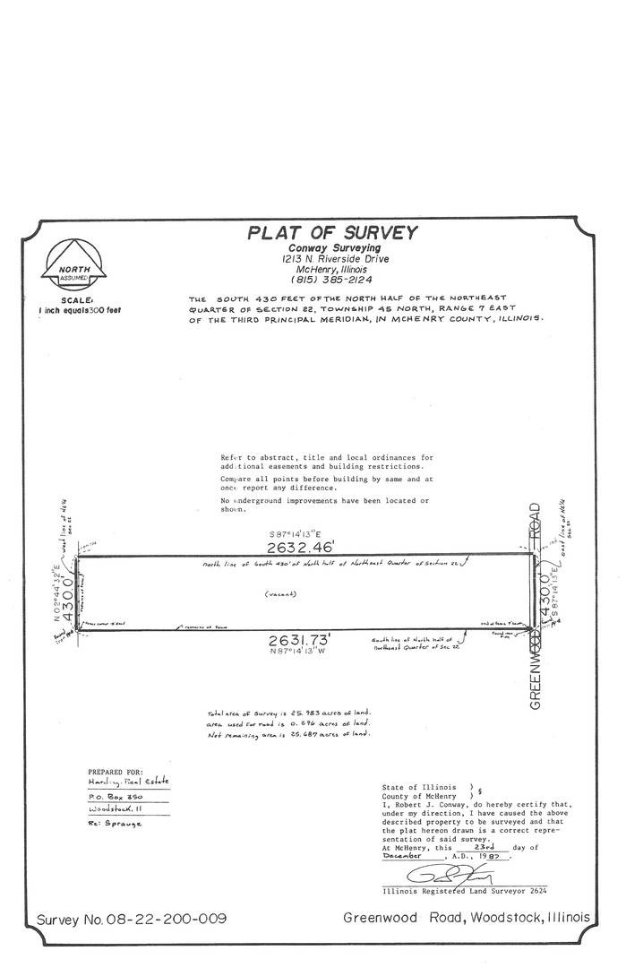 Bull Valley, IL 60098,0 Greenwood RD