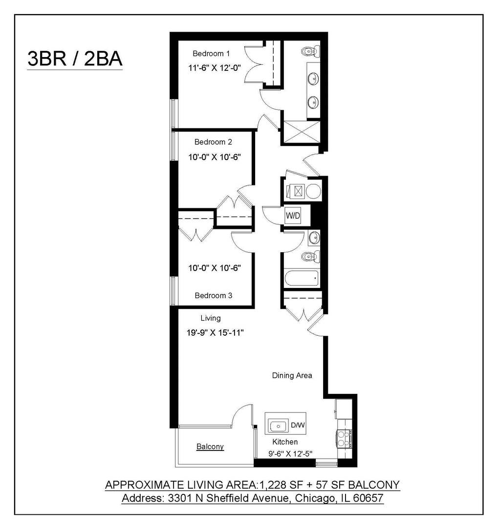 Chicago, IL 60657,3301 N Sheffield AVE #202
