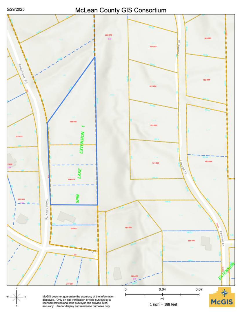 Danvers, IL 61732,156, 157, 158, 159 Tomahawk TRL