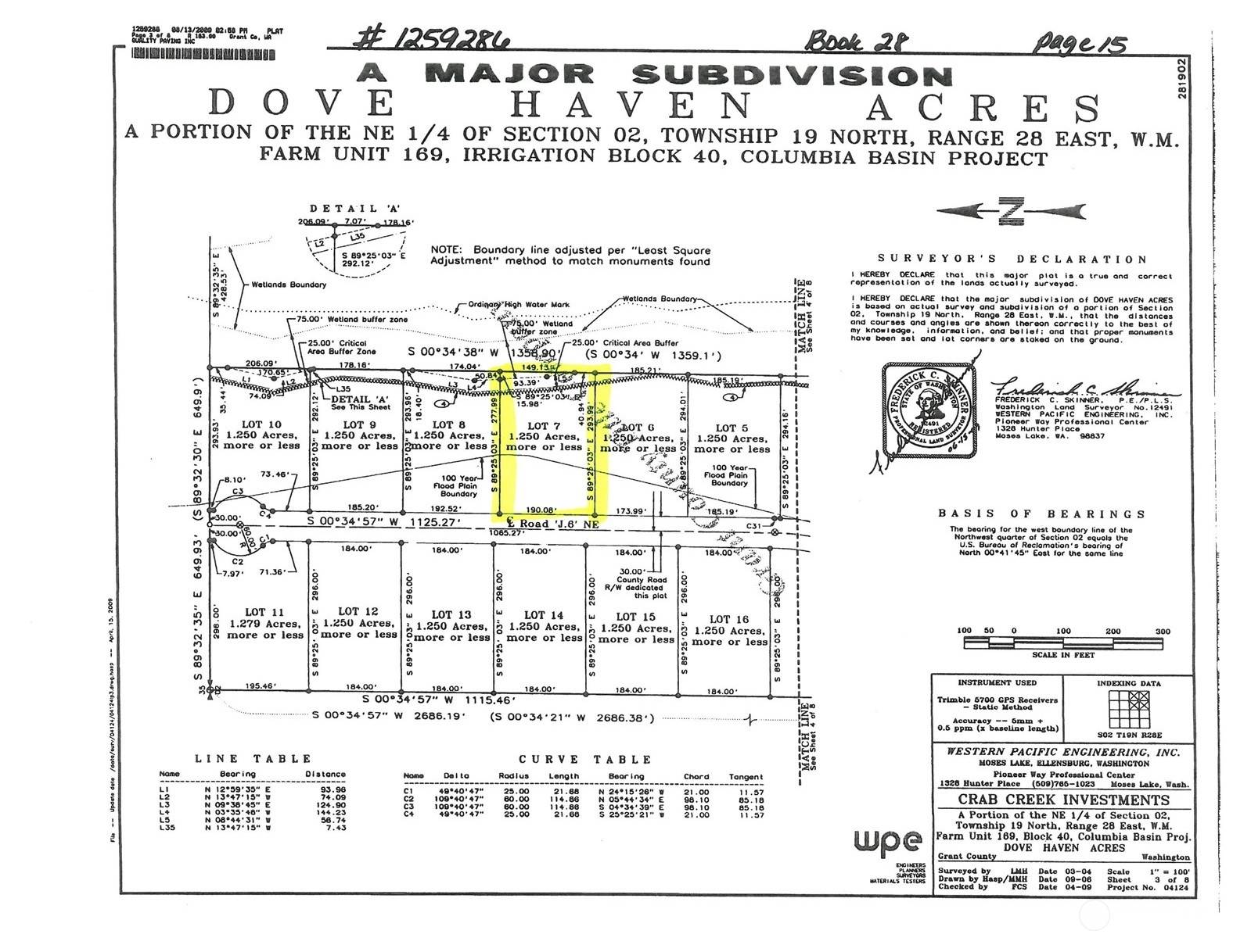 Moses Lake, WA 98837,0 Lot 7 Road J.6 NE