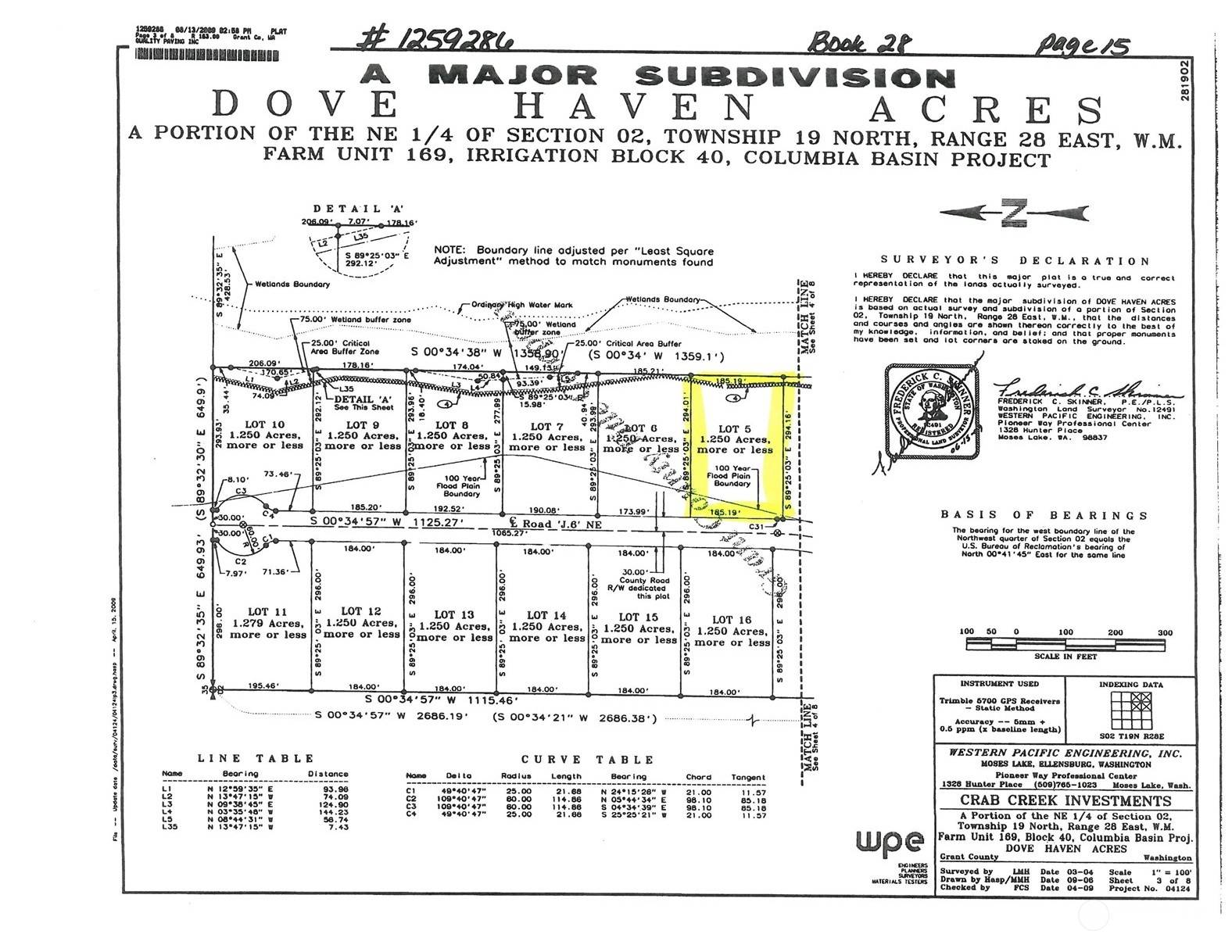 Moses Lake, WA 98837,0 Lot 5 Road J.6 NE