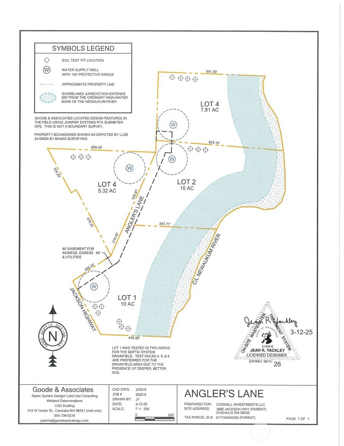 Chehalis, WA 98532,144 Anglers LN